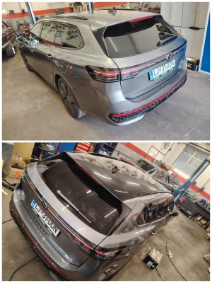 Streha vozila in spoiler 
 Gloss Black
