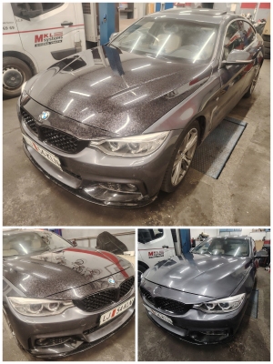 Pokrov motorja in del 
sprednjega odbijača
Forged Carbon